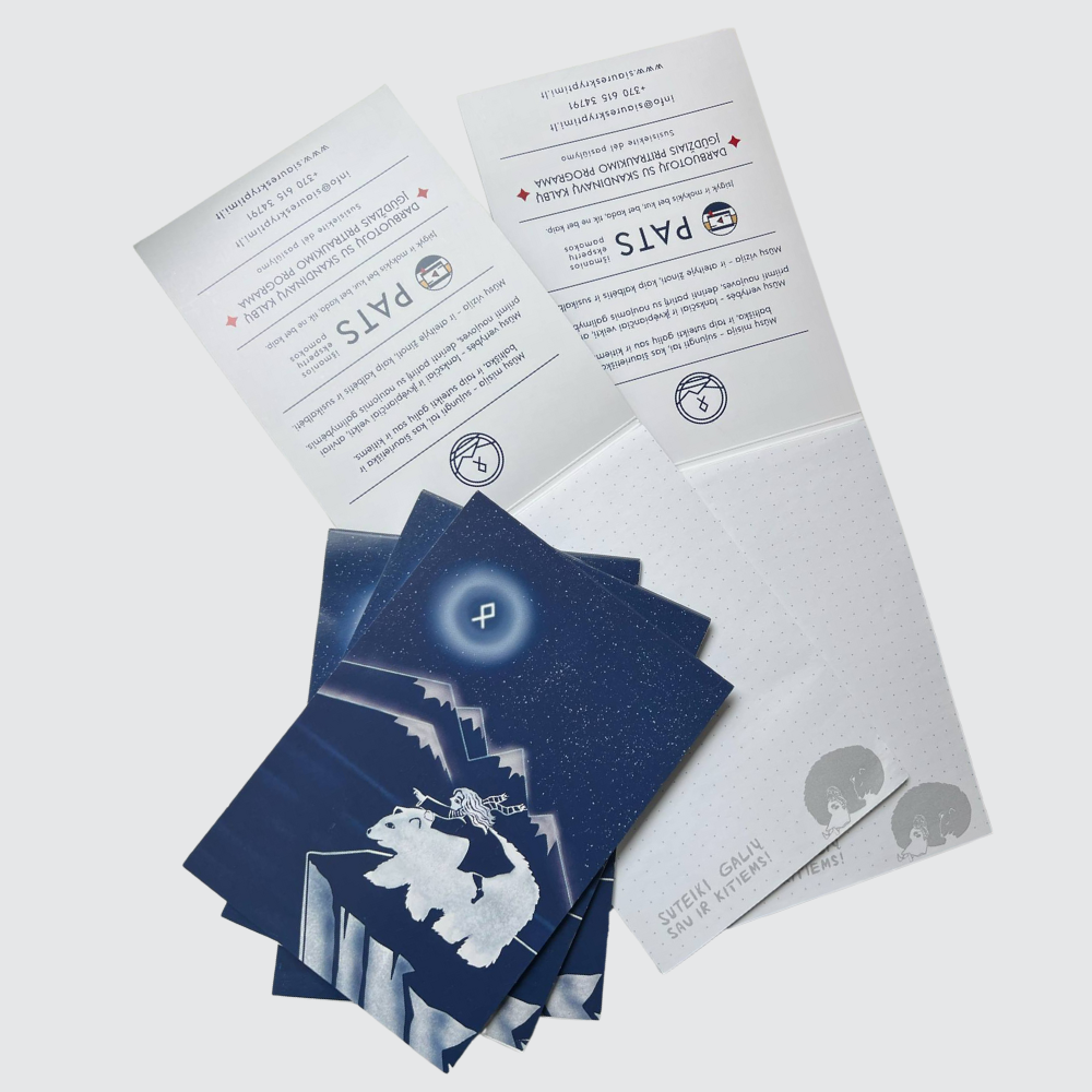 Užrašų knygelė iš "Šiaurės" kolekcijos