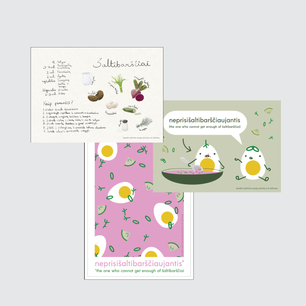 Atvirutės iš „Šaltibarščių“ kolekcijos