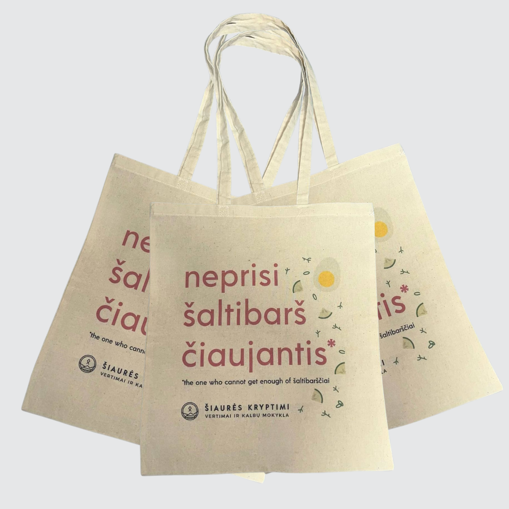 Bag from the "Šaltibarščių" collection